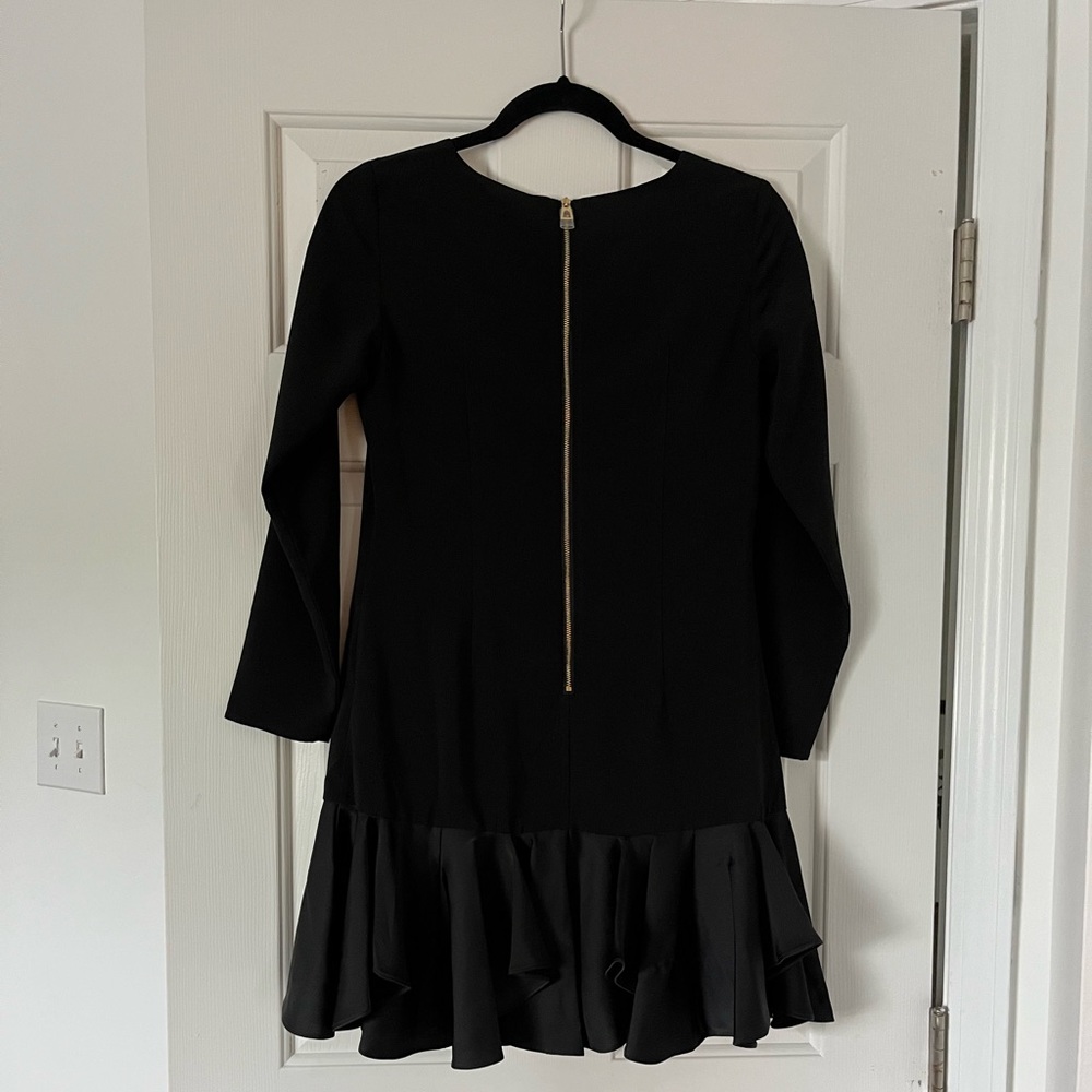 Sail to Sable black cocktail dress with flounce hem - Picture 4 of 7